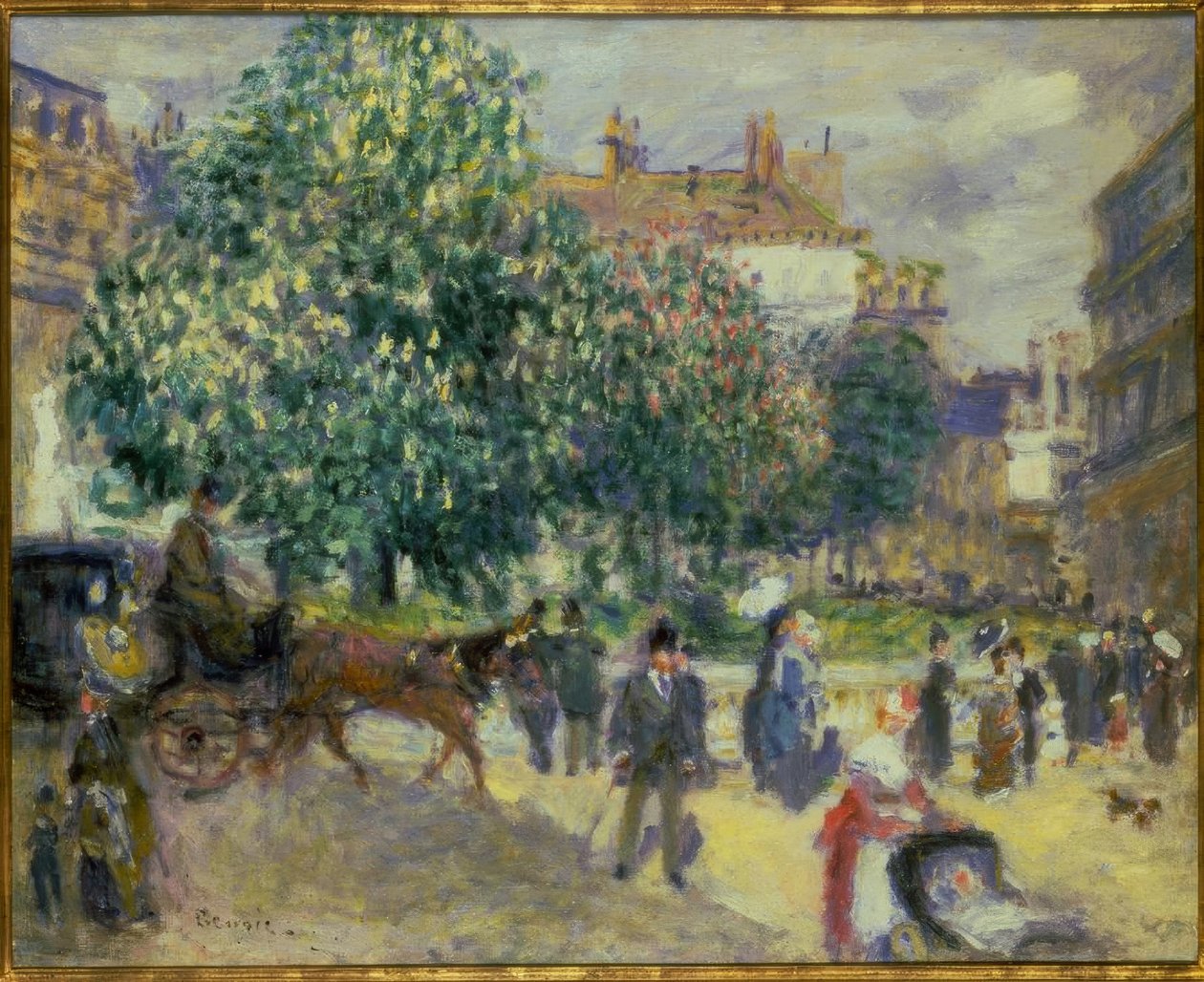 Piazza della Trinità da Pierre Auguste Renoir