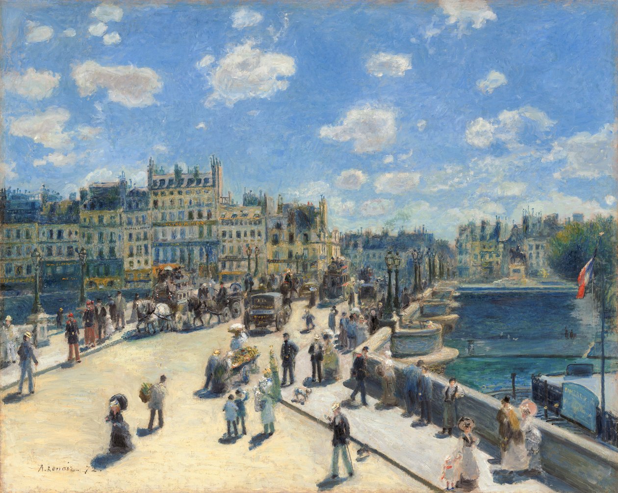 Pont Neuf, Parigi da Pierre Auguste Renoir