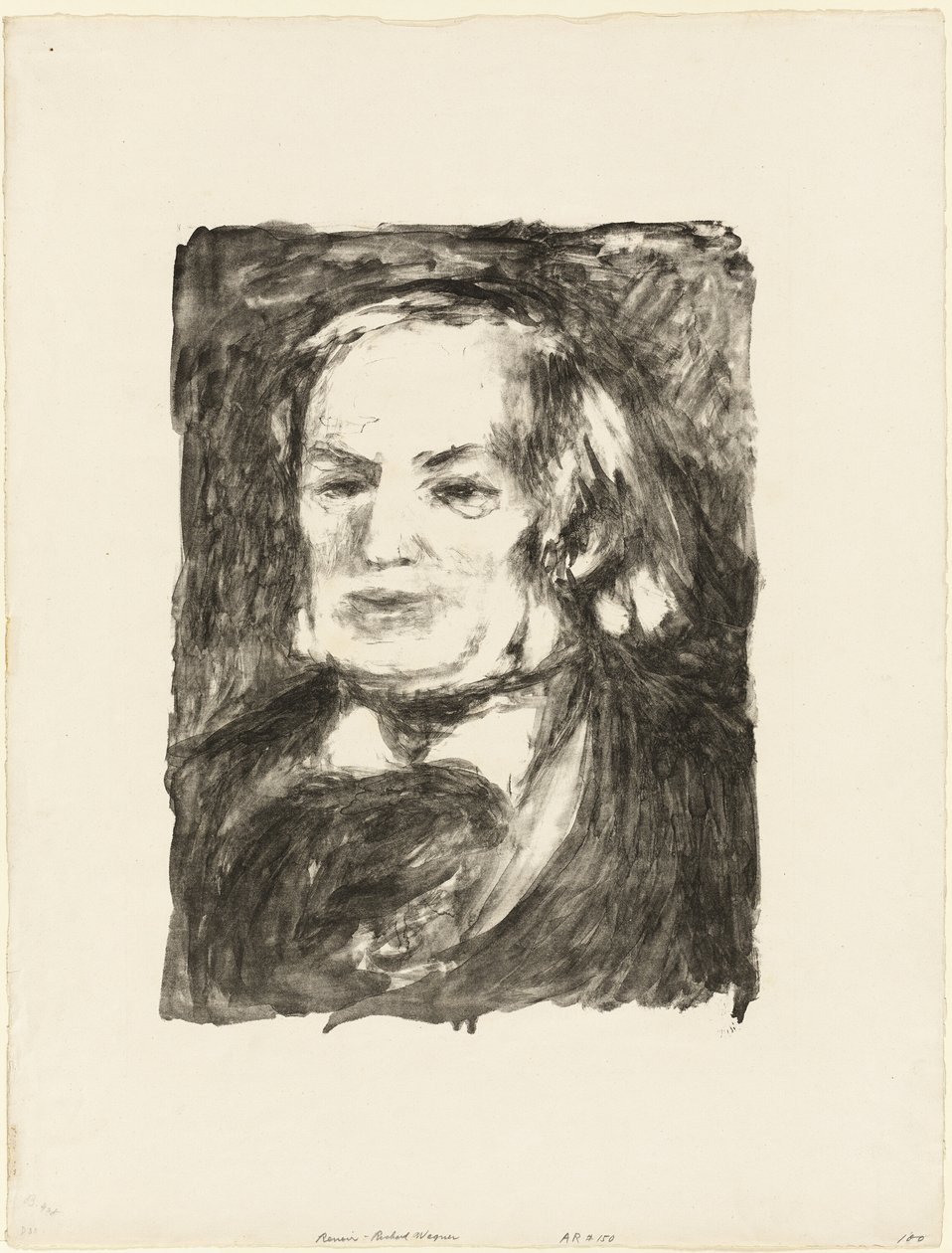 Ritratto di Richard Wagner da Pierre Auguste Renoir