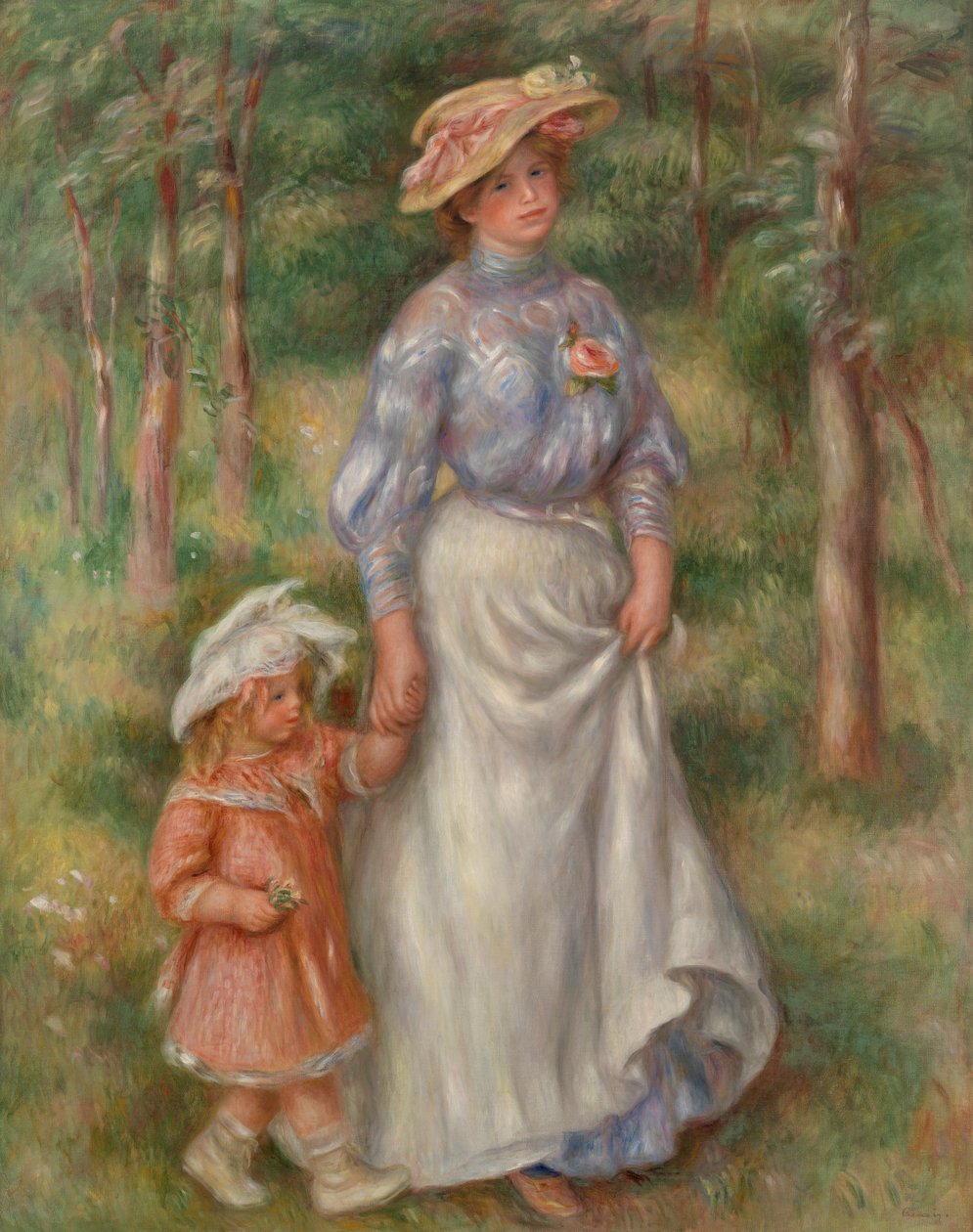 Promenade (La Promenade) da Pierre Auguste Renoir