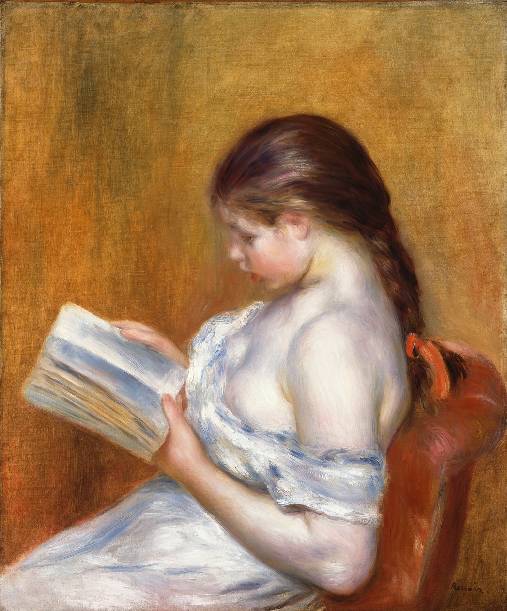 La lettura da Pierre Auguste Renoir