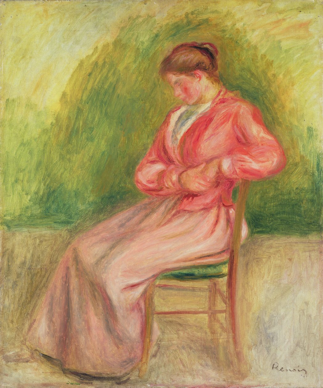 Donna seduta da Pierre Auguste Renoir