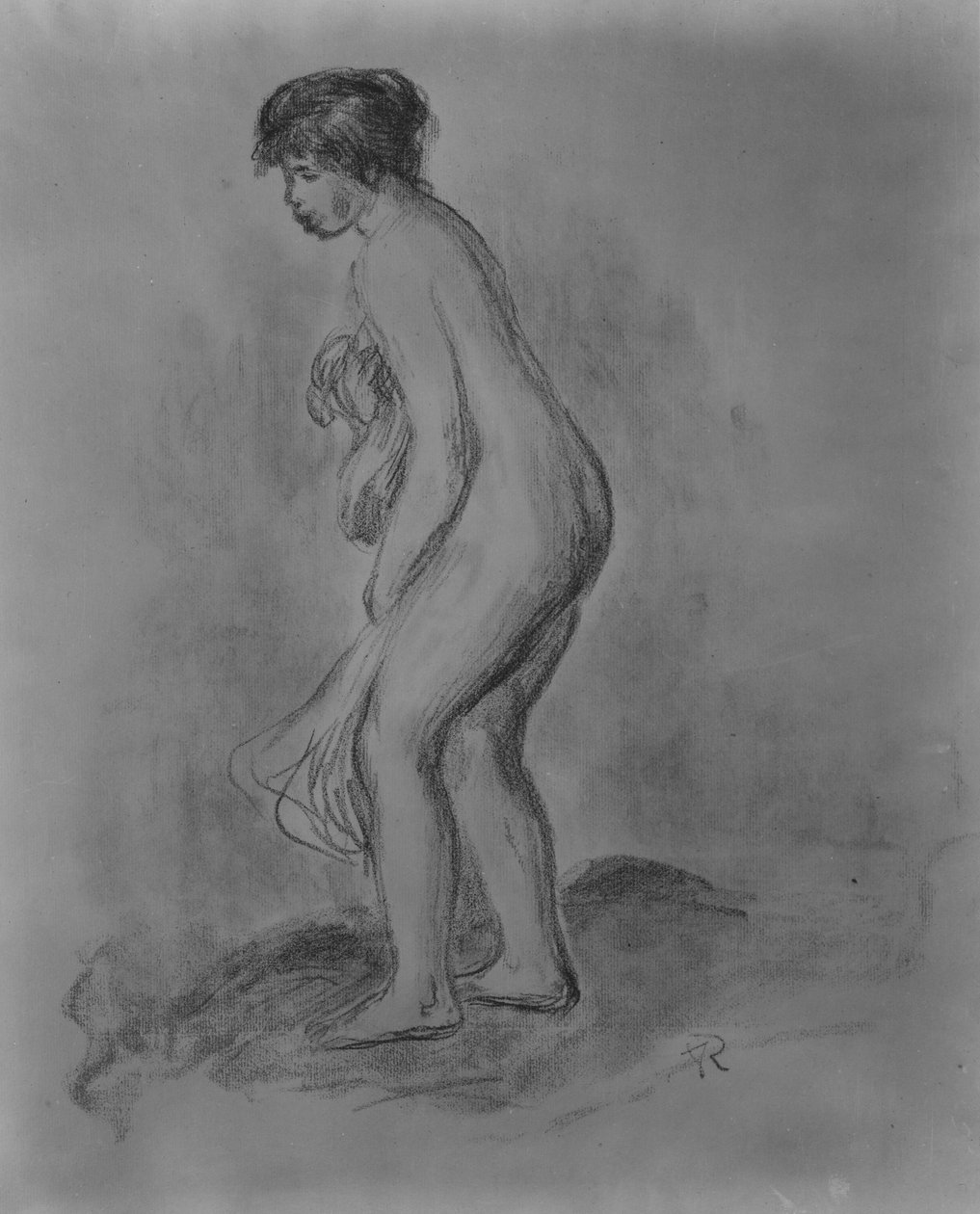 Bagnante in piedi, 1896 da Pierre Auguste Renoir