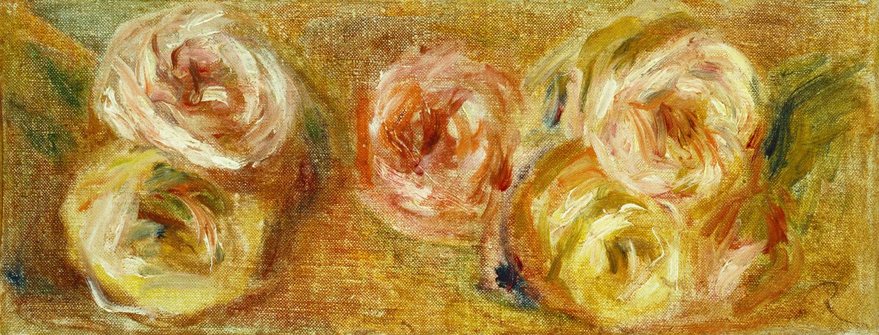 Rose sparse, c.1915 da Pierre Auguste Renoir