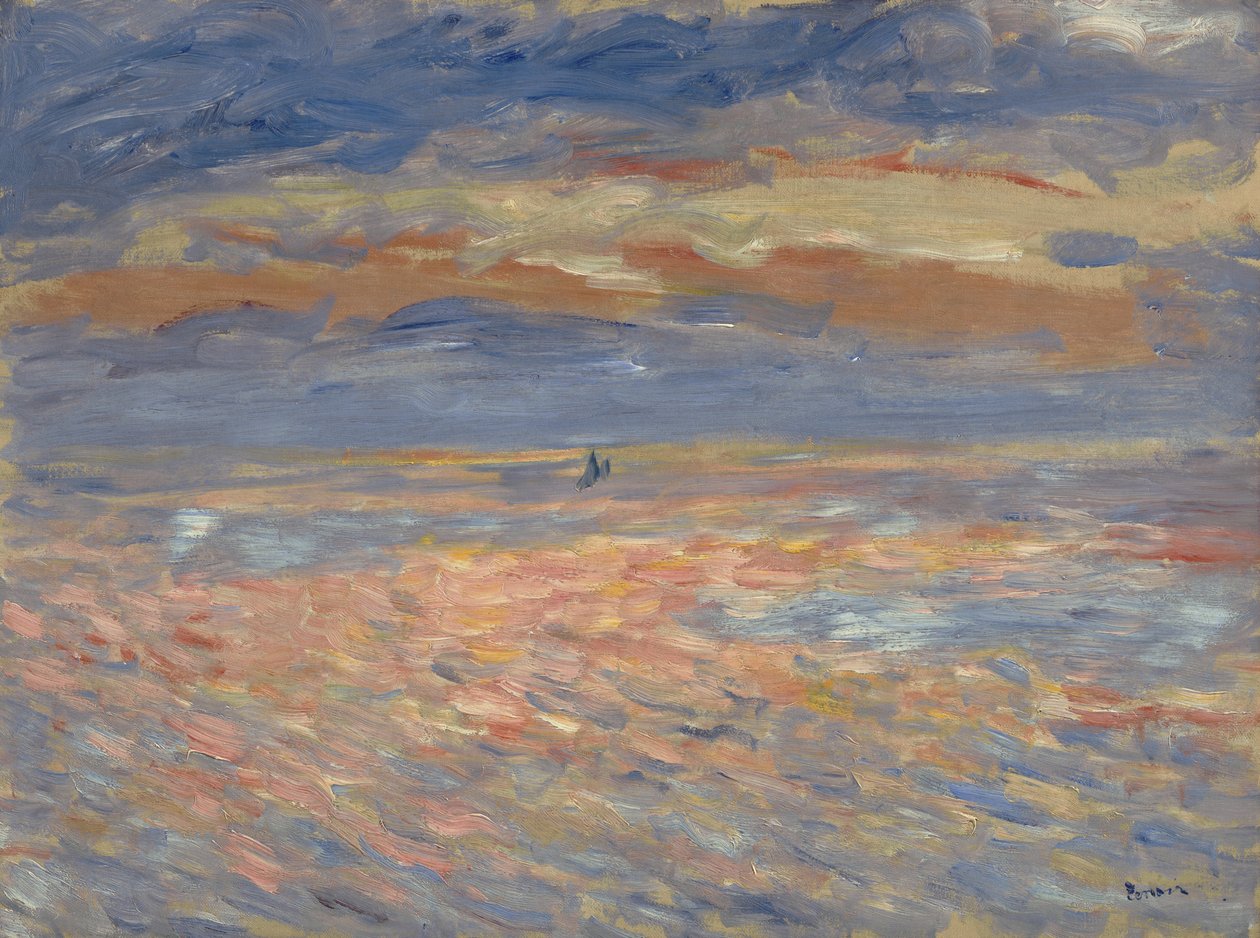 Tramonto da Pierre Auguste Renoir