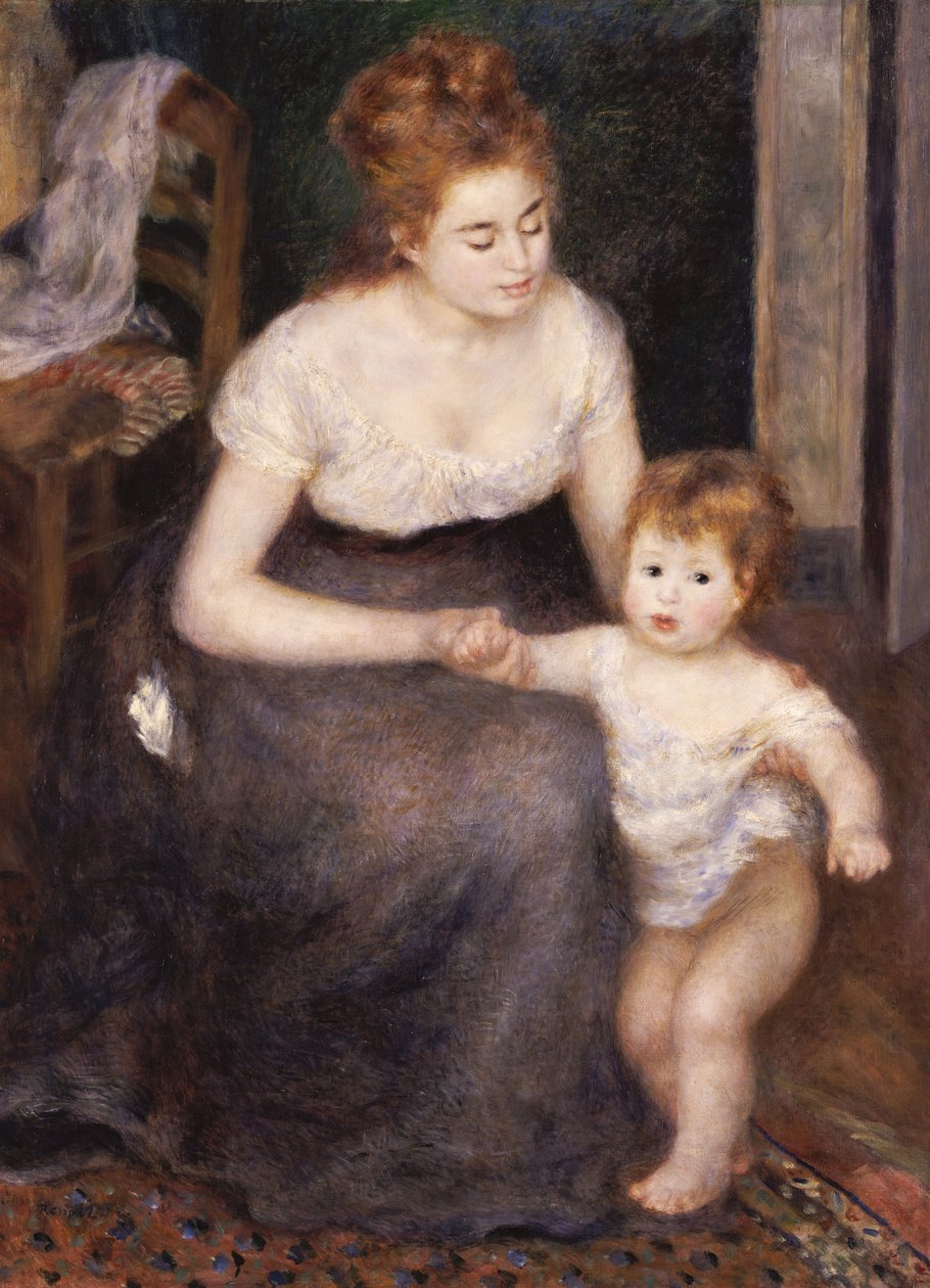 Il Primo Passo, 1876 da Pierre Auguste Renoir