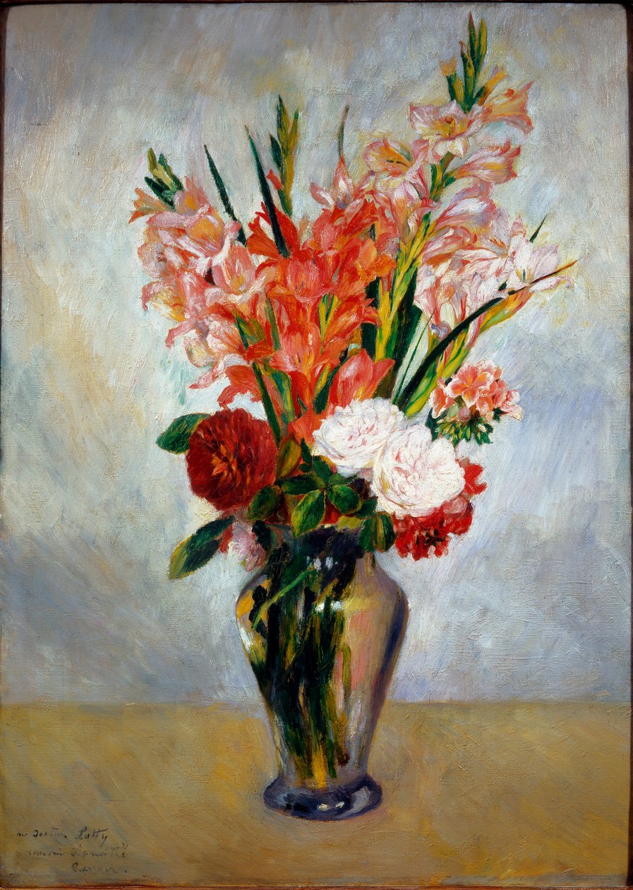 I gladioli da Pierre Auguste Renoir