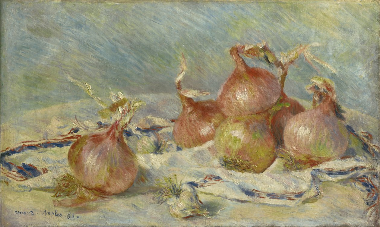 Le cipolle, 1881 da Pierre Auguste Renoir