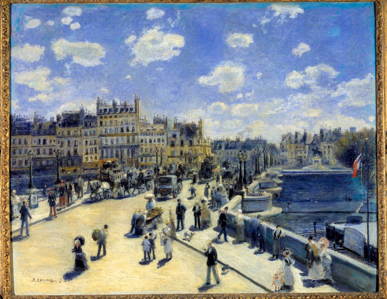 Il Pont Neuf a Parigi da Pierre Auguste Renoir