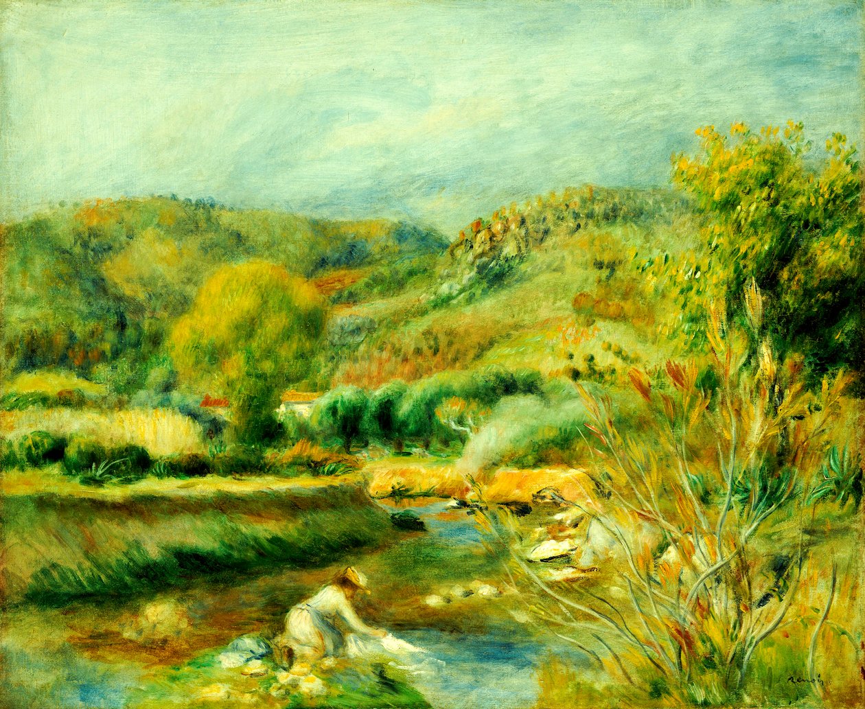 La lavandaia da Pierre Auguste Renoir