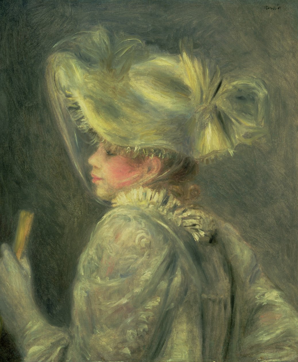 Il Cappello Bianco da Pierre Auguste Renoir