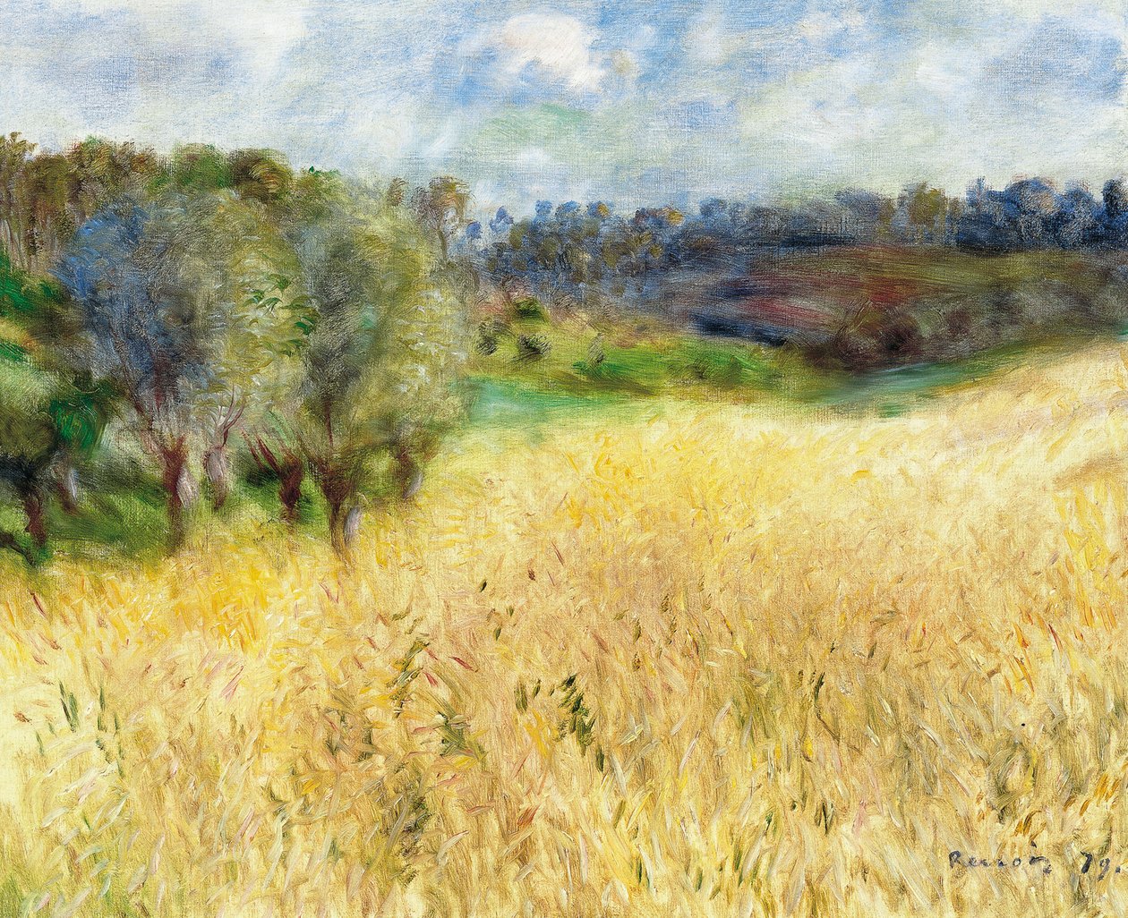 Campo di grano, 1879 da Pierre Auguste Renoir
