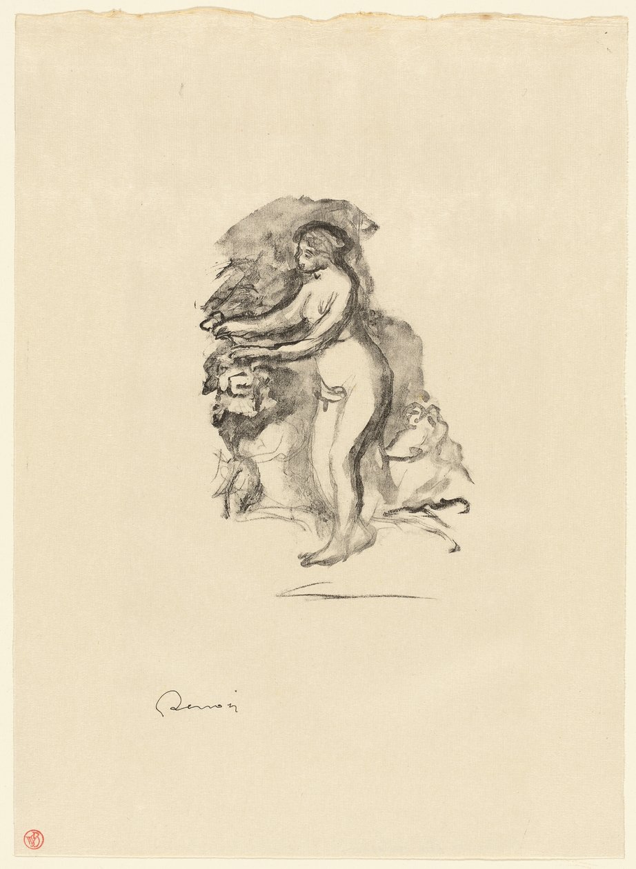 Donna con Vite da Pierre Auguste Renoir