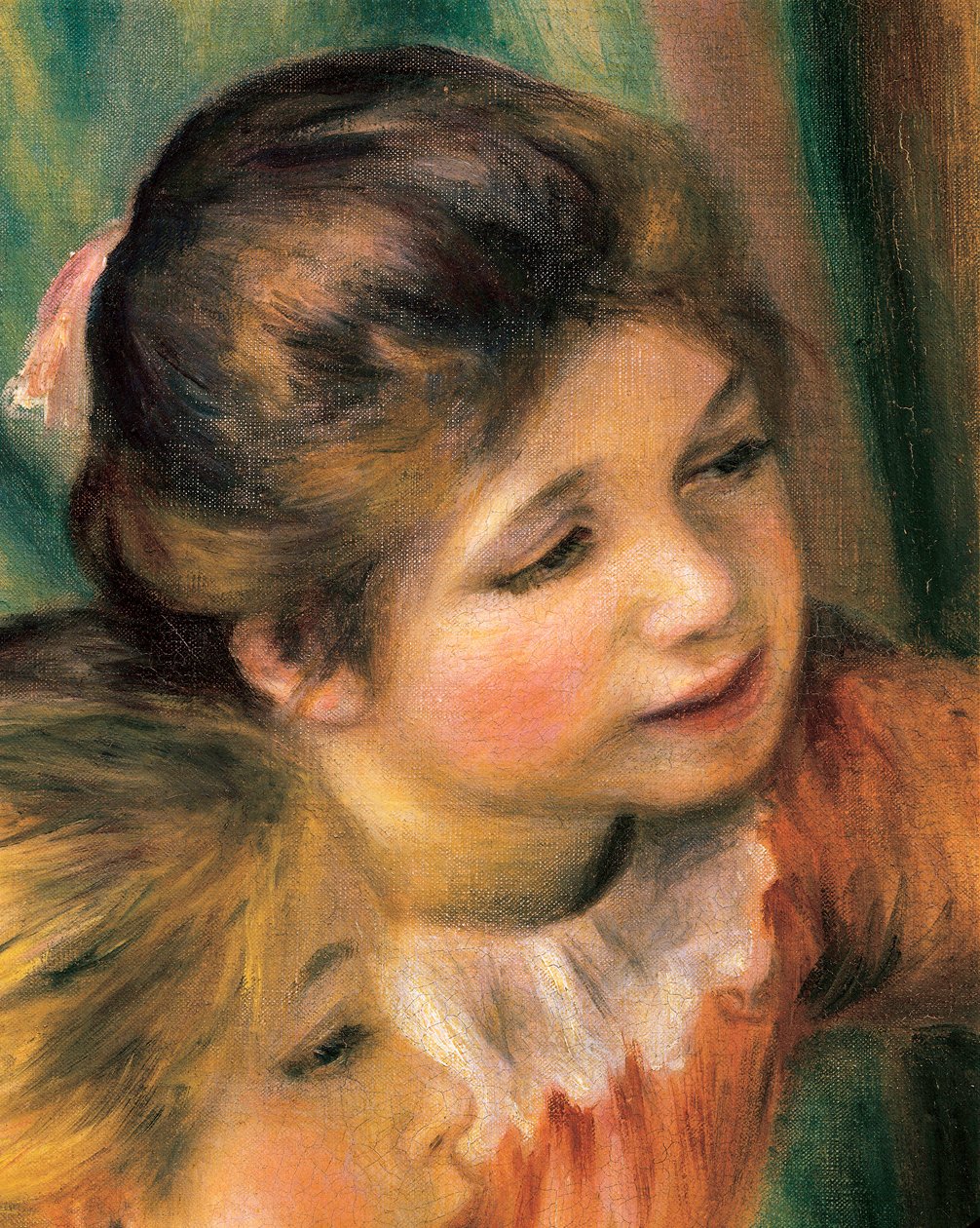 Giovani ragazze al pianoforte (dettaglio) da Pierre Auguste Renoir