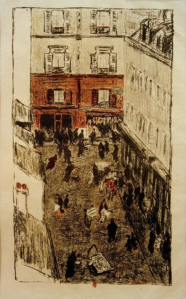 Angolo di strada, vista dall