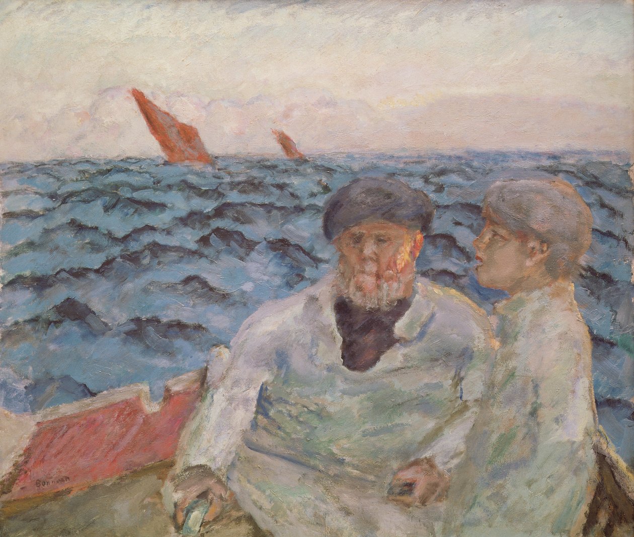 Pescatori in Bretagna, 1907 da Pierre Bonnard