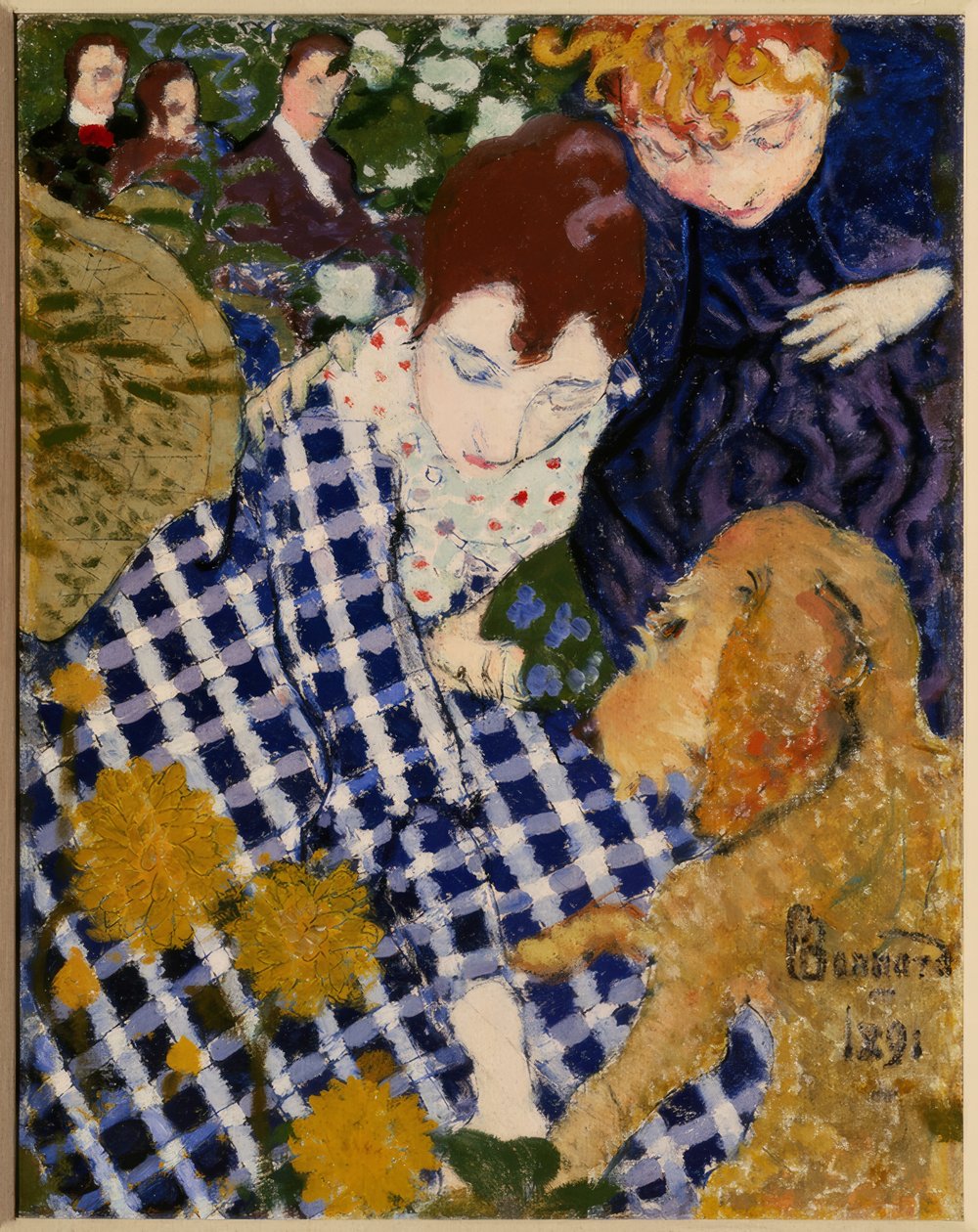 Donna con cane da Pierre Bonnard