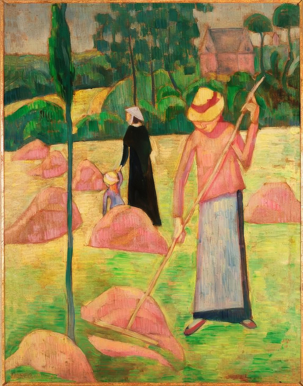 Donna con rastrello da Pierre Bonnard