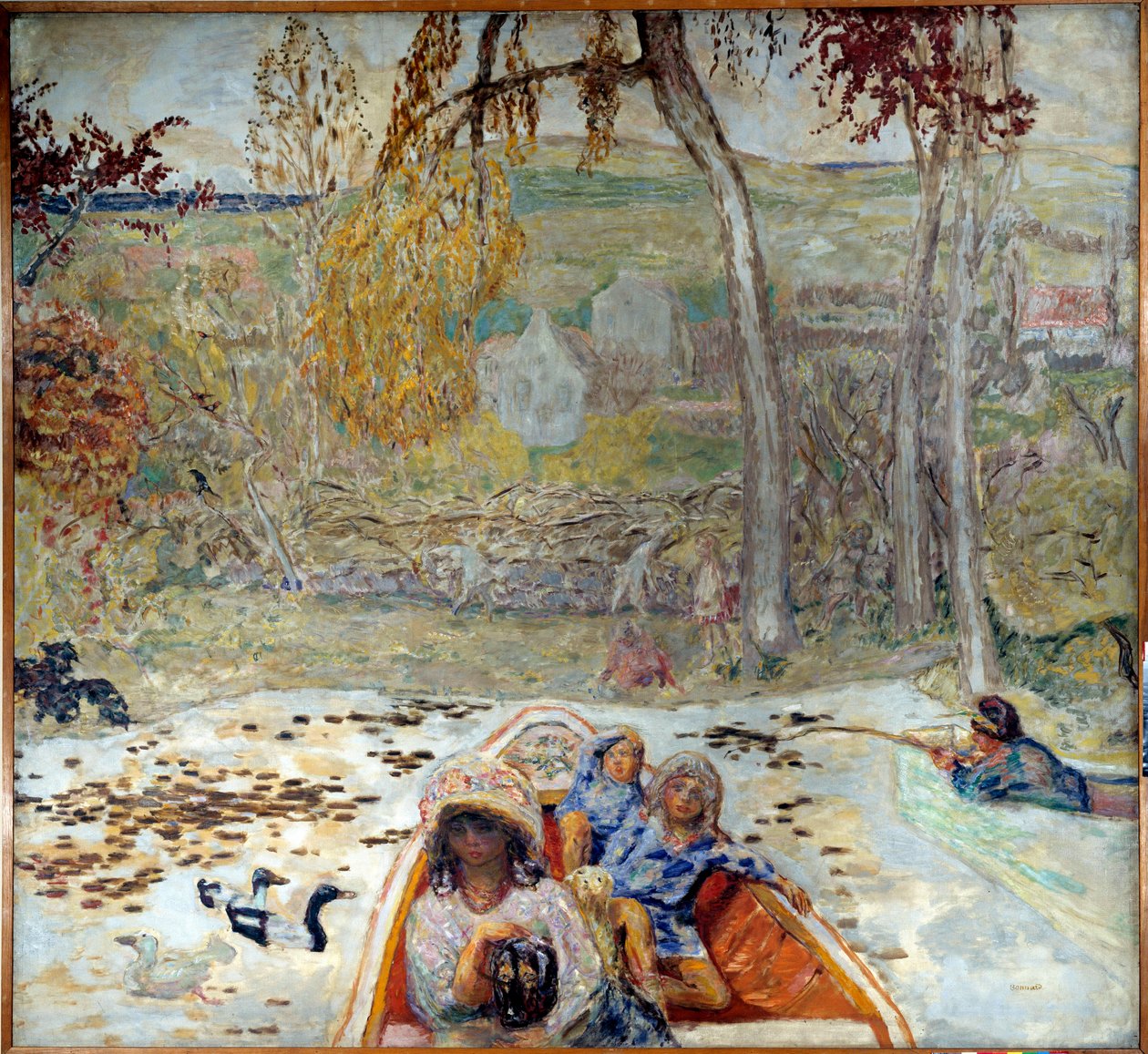In una barca da Pierre Bonnard