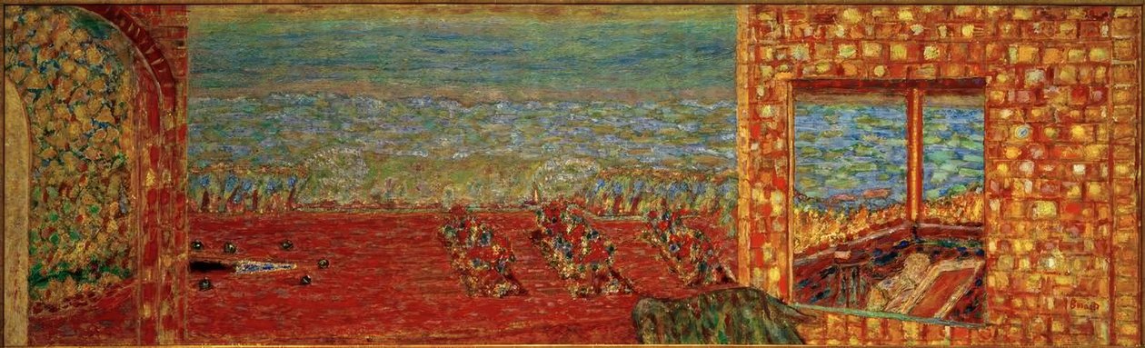 La terrazza soleggiata da Pierre Bonnard