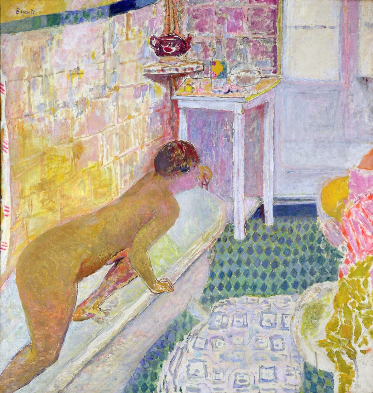 Uscendo dal bagno, c.1926-30 da Pierre Bonnard