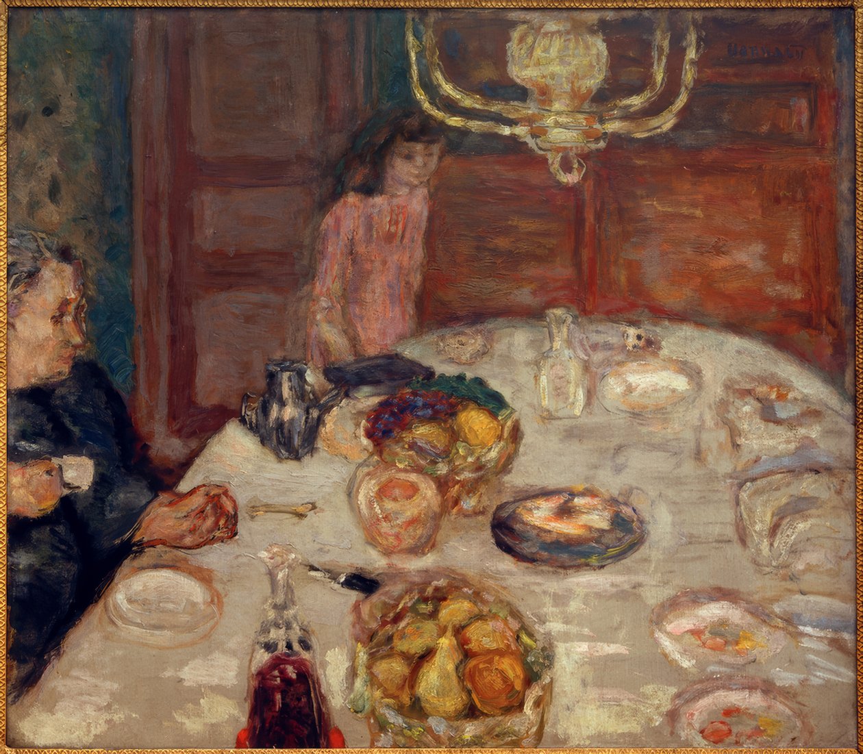 Le pere (Il pranzo a Grand-Lemps) da Pierre Bonnard