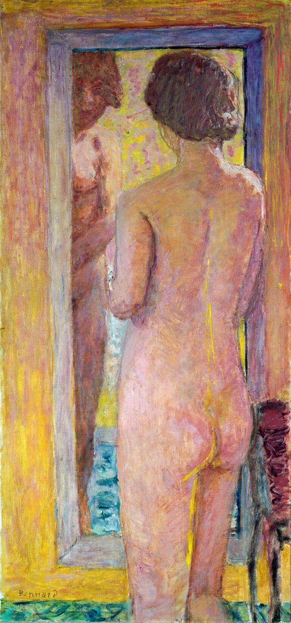 Nudo davanti a uno specchio, 1934 da Pierre Bonnard