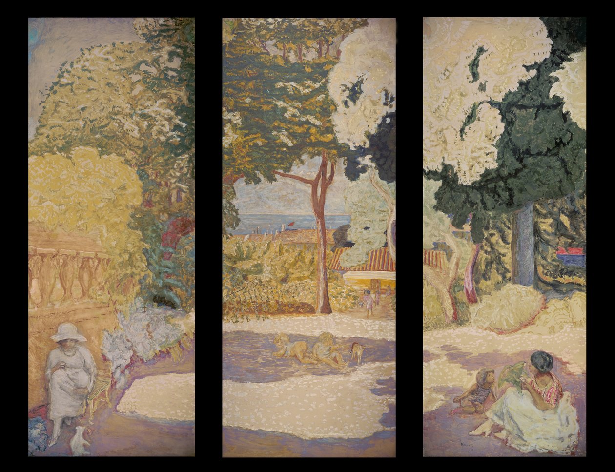 Sul Mediterraneo (trittico) da Pierre Bonnard