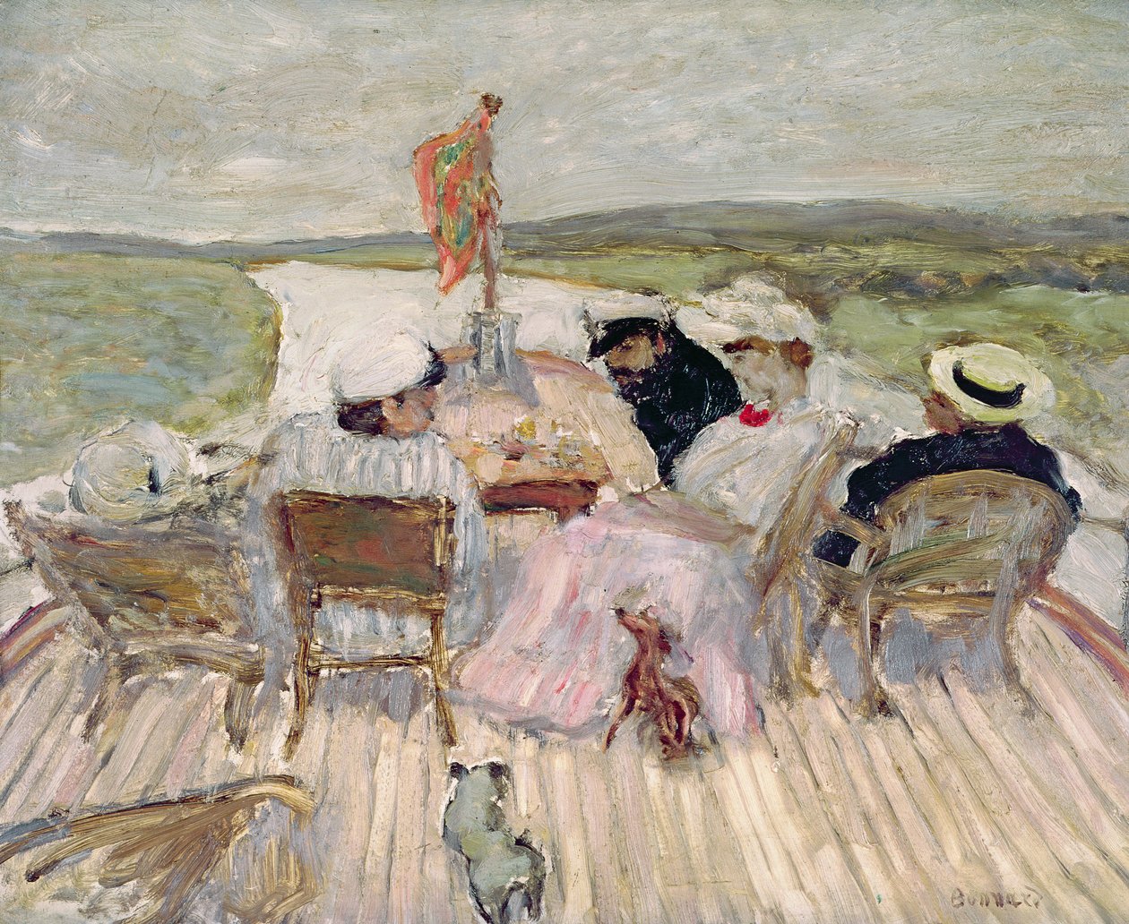 Sul yacht da Pierre Bonnard