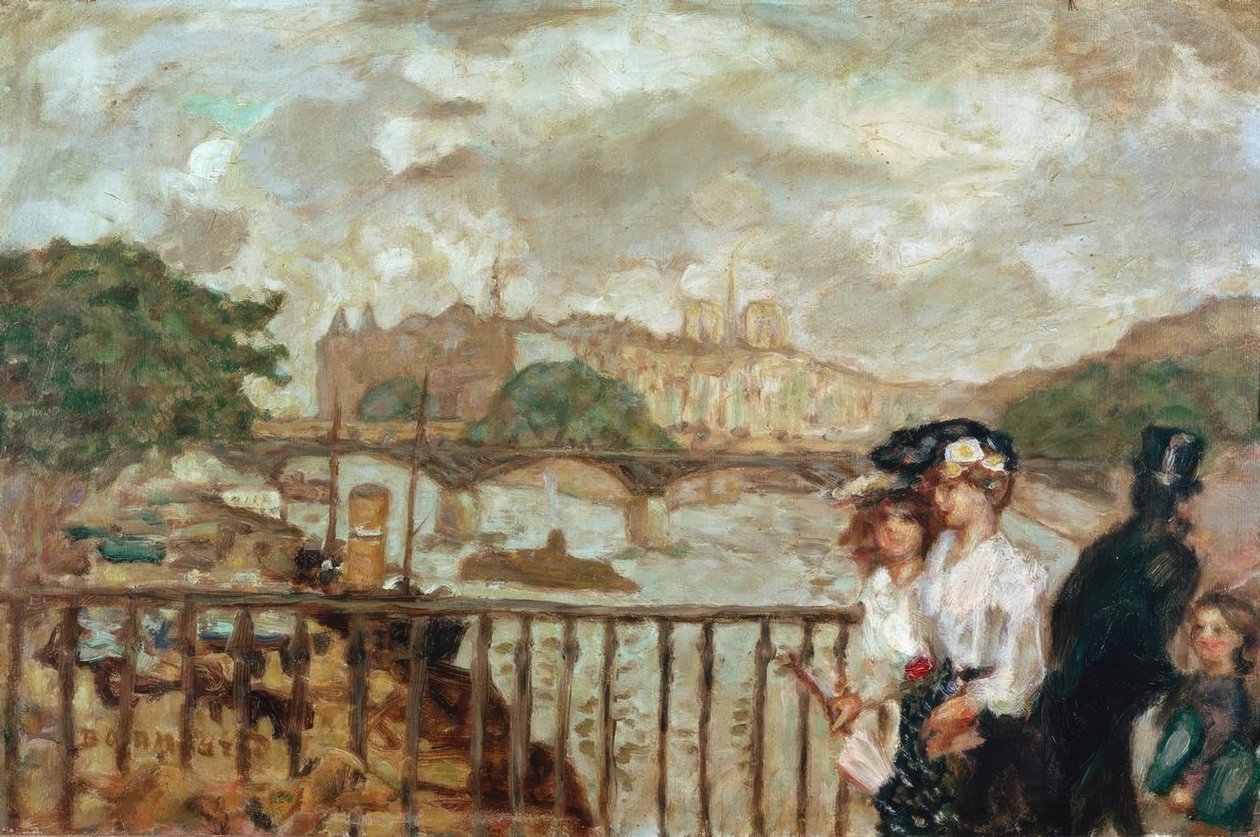 Parigi, il Pont des Arts da Pierre Bonnard