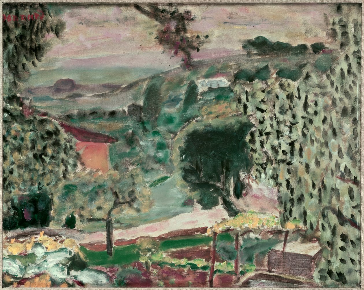 Paesaggio del Cannet da Pierre Bonnard
