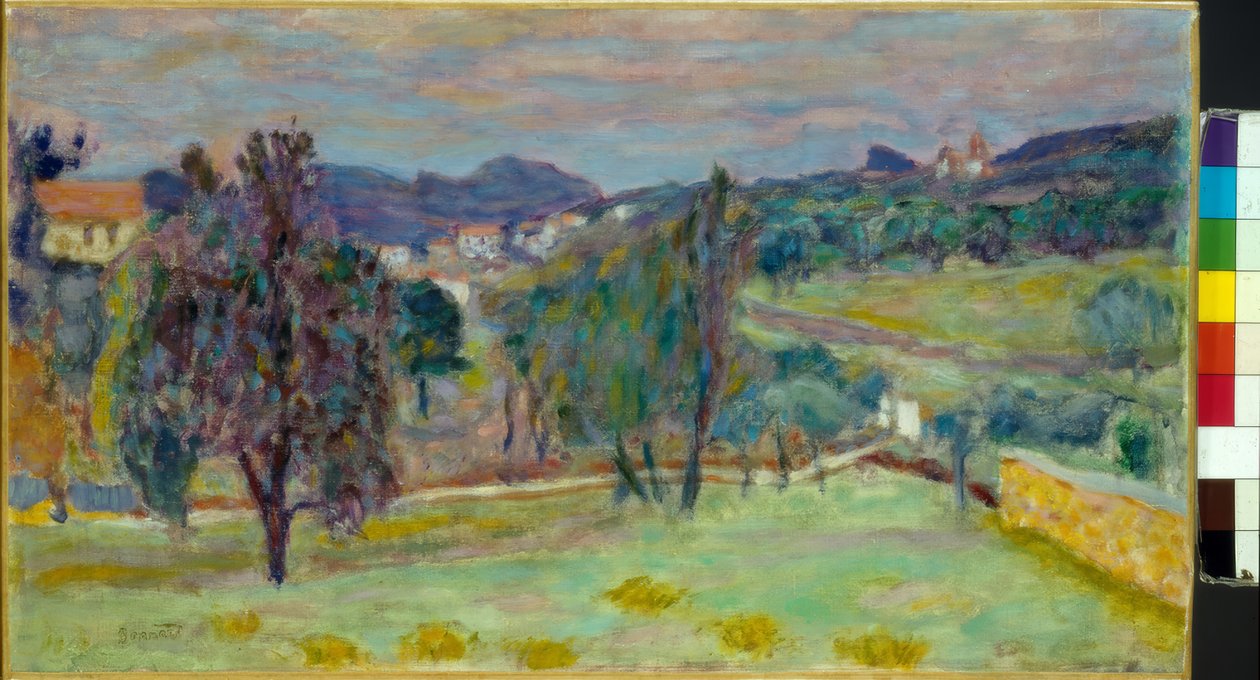 Paesaggio viola, la sera da Pierre Bonnard