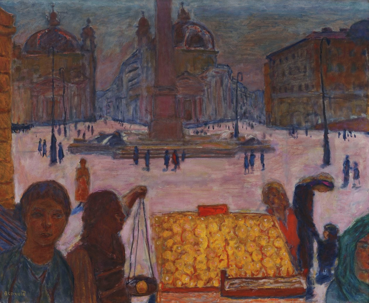 Piazza del Popolo, Roma da Pierre Bonnard