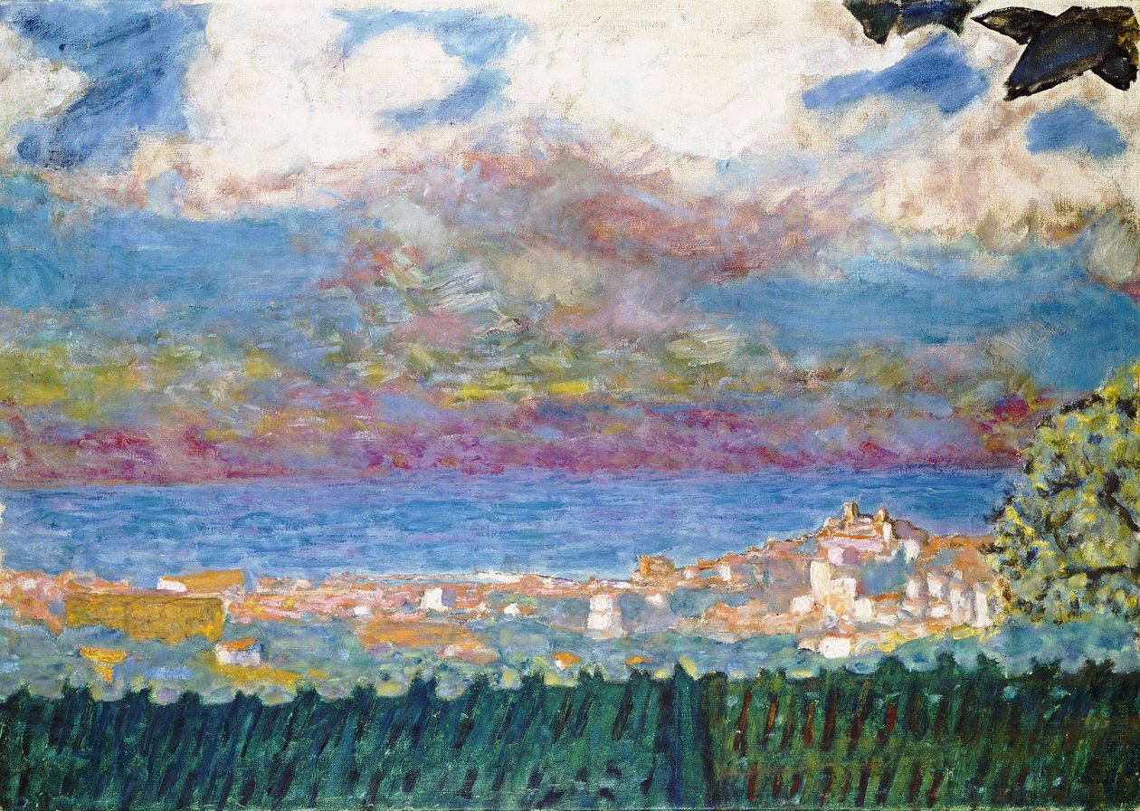 Cielo tempestoso su Cannes, 1945 da Pierre Bonnard