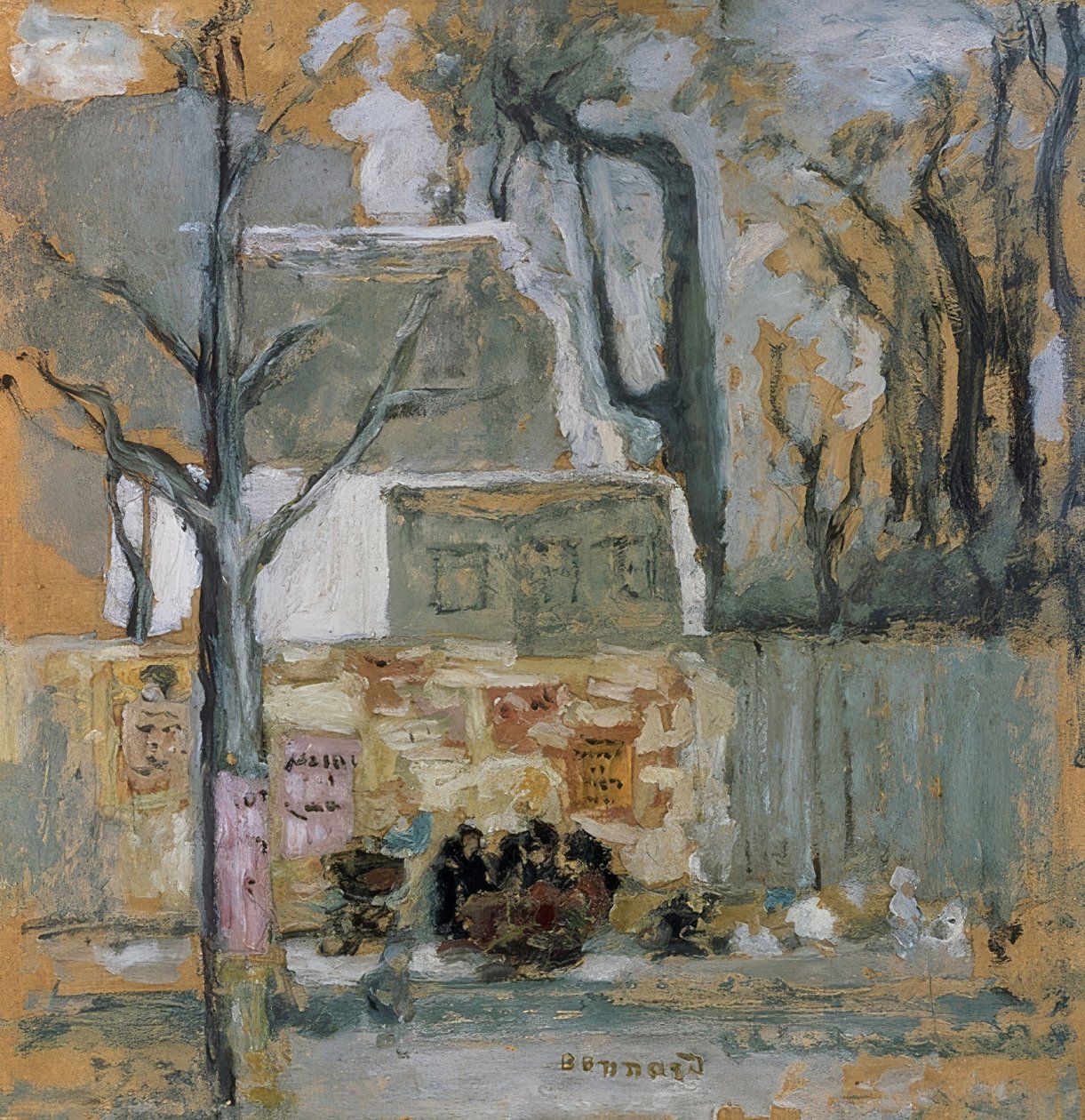 Angolo di strada a Parigi, c1905 da Pierre Bonnard