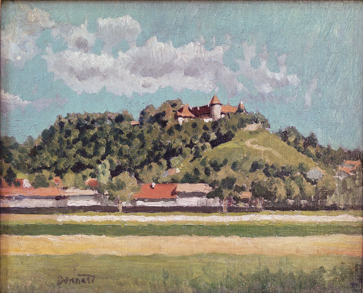 Il Castello di Virieu nel Delfinato, c.1888 da Pierre Bonnard