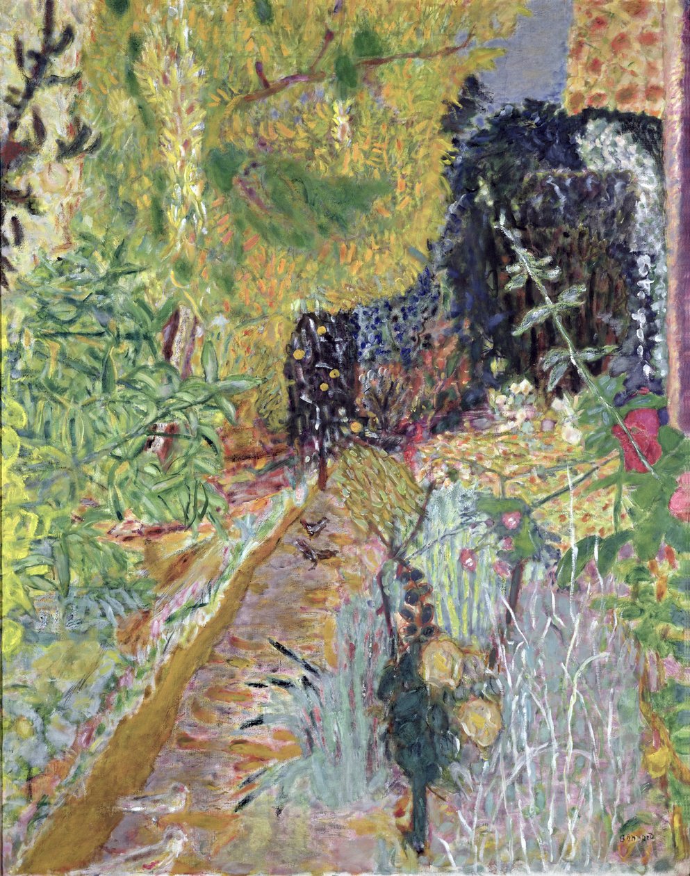 Il giardino, c.1936 da Pierre Bonnard