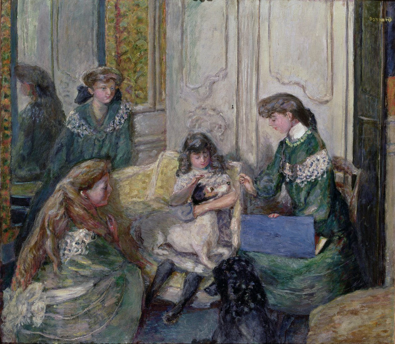 Le ragazze Natanson, 1906-10 da Pierre Bonnard