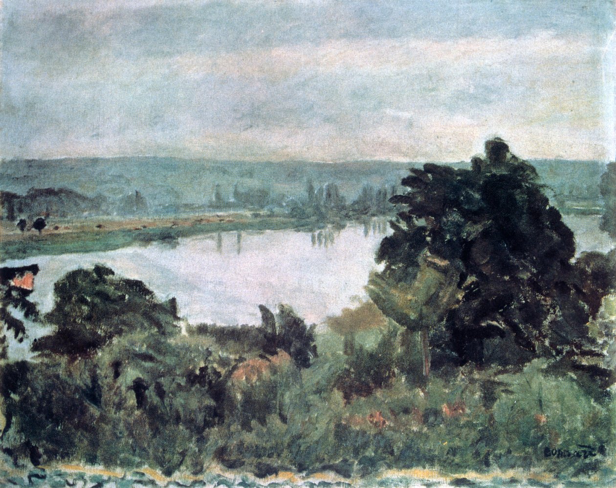 La Senna vicino a Vernon da Pierre Bonnard
