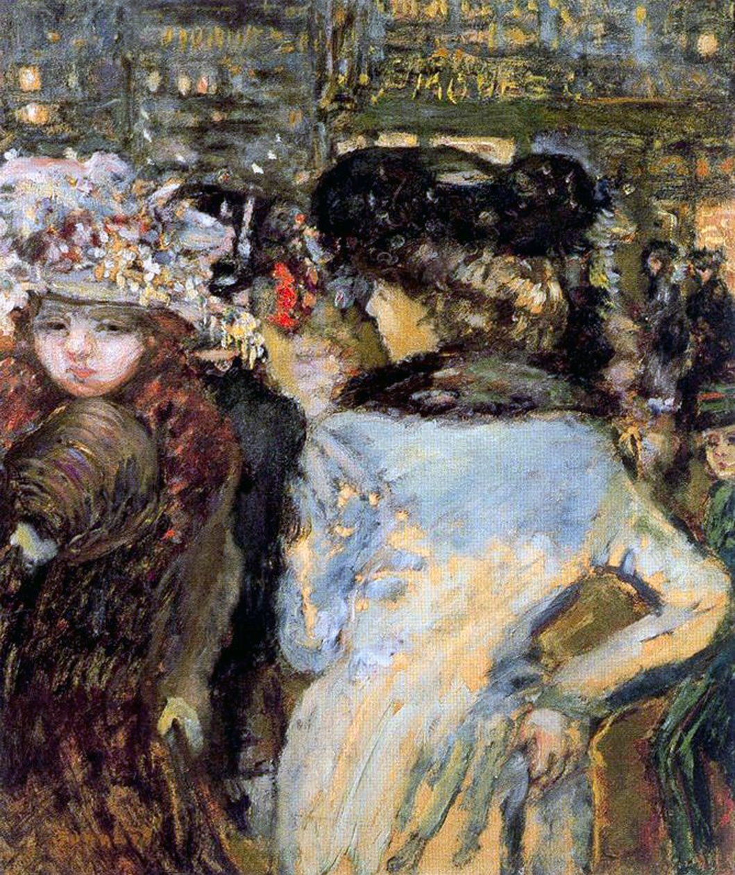 Due donne, Place Clichy, Parigi, 1905 da Pierre Bonnard