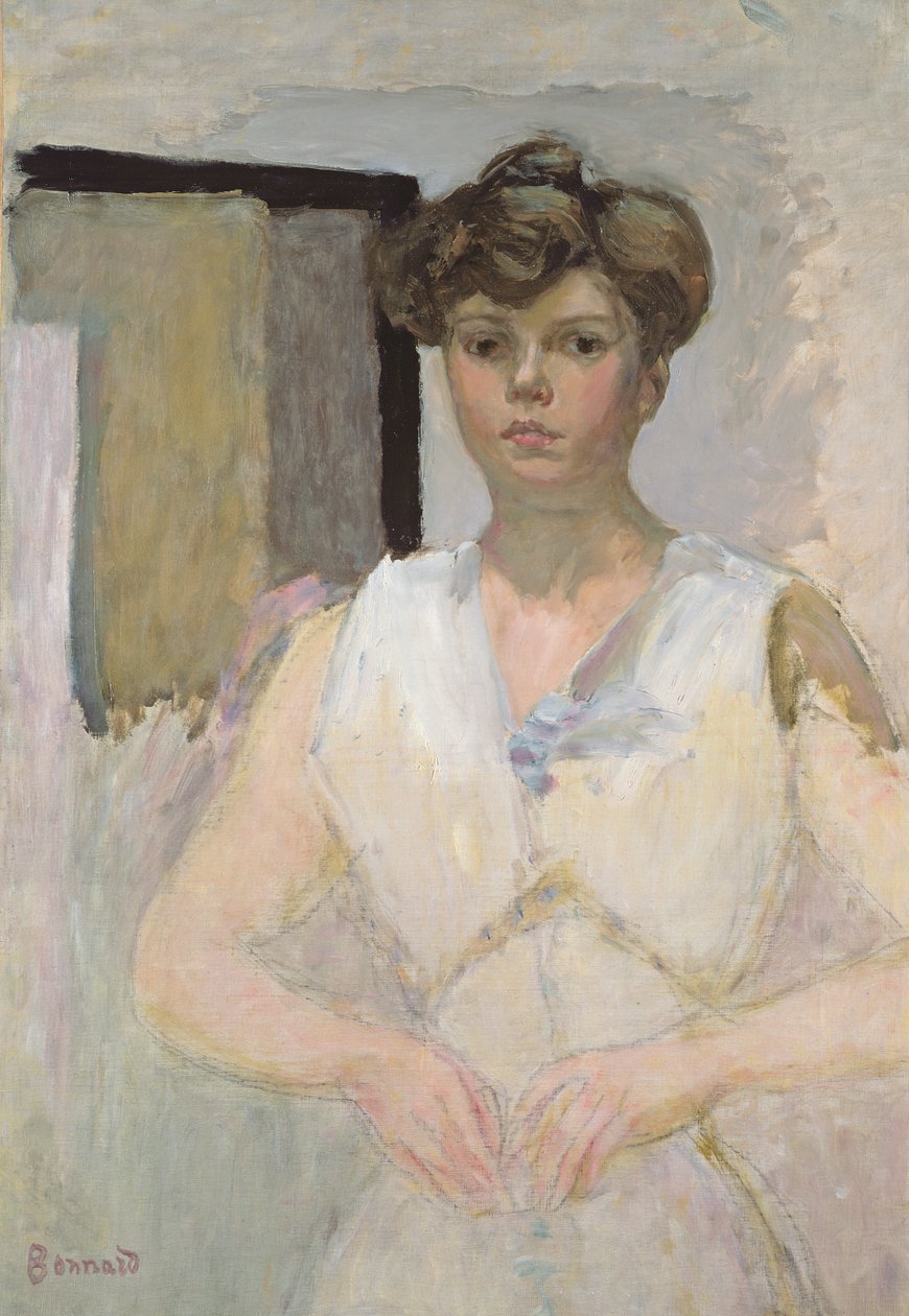 Donna che si veste, c.1906 da Pierre Bonnard