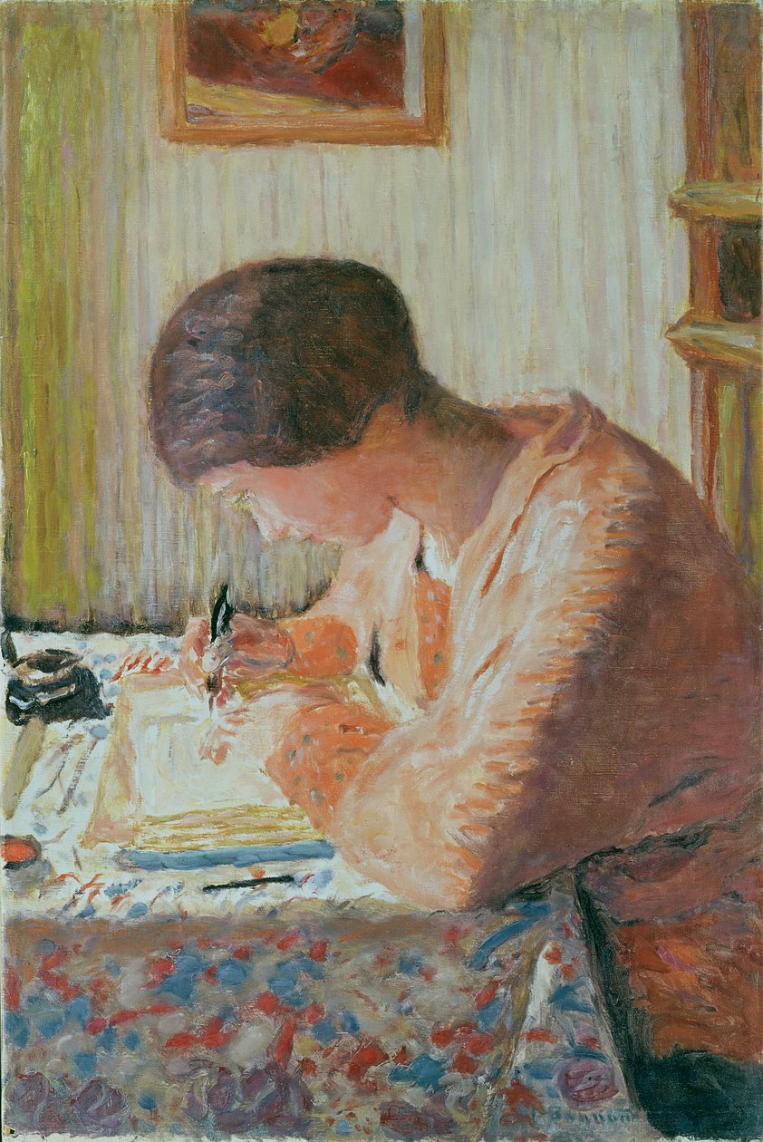 Donna che scrive da Pierre Bonnard
