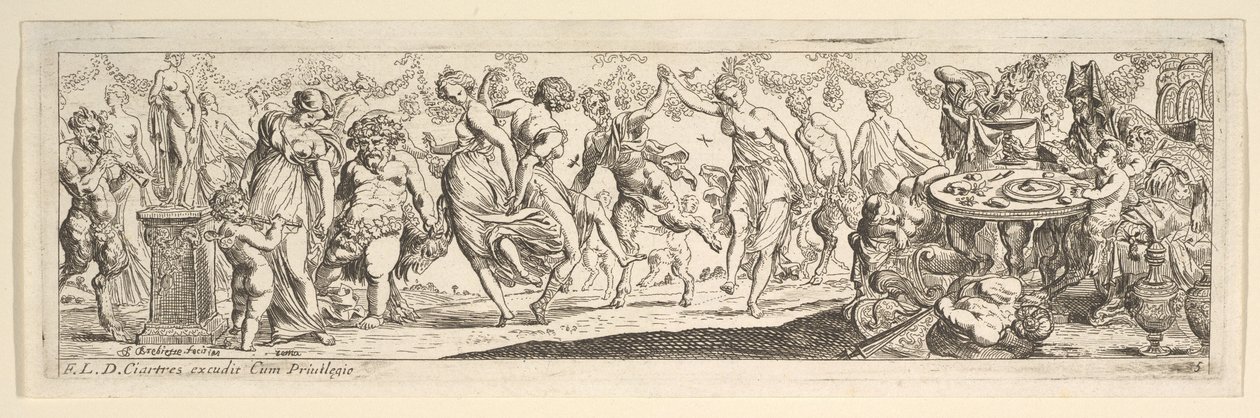 Baccanale, 1615-42 da Pierre Brebiette