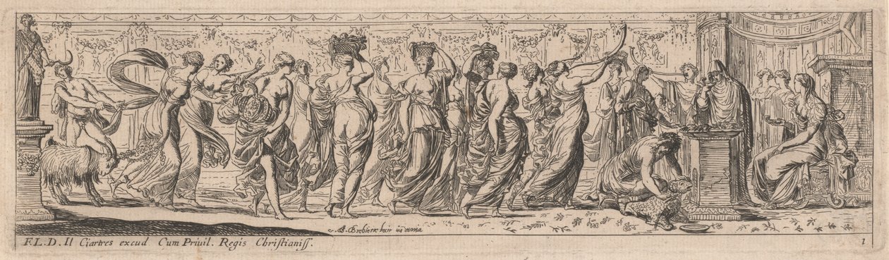 Sacrificio di un ariete da Pierre Brebiette