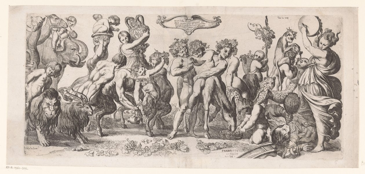 Trionfo di Bacco da Pierre Brebiette