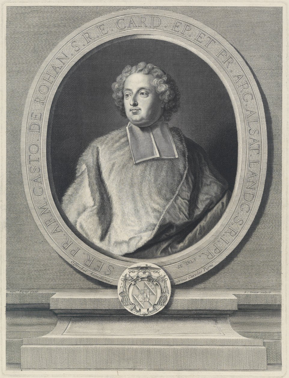 Gasto de Rohan S.R.E. Cardinale da Pierre Drevet