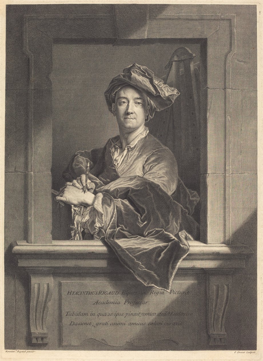 Hyacinthe Rigaud da Pierre Drevet after Hyacinthe Rigaud