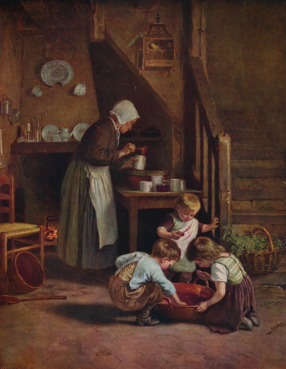 Fare marmellata, 1880, c1915 da Pierre Edouard Frere