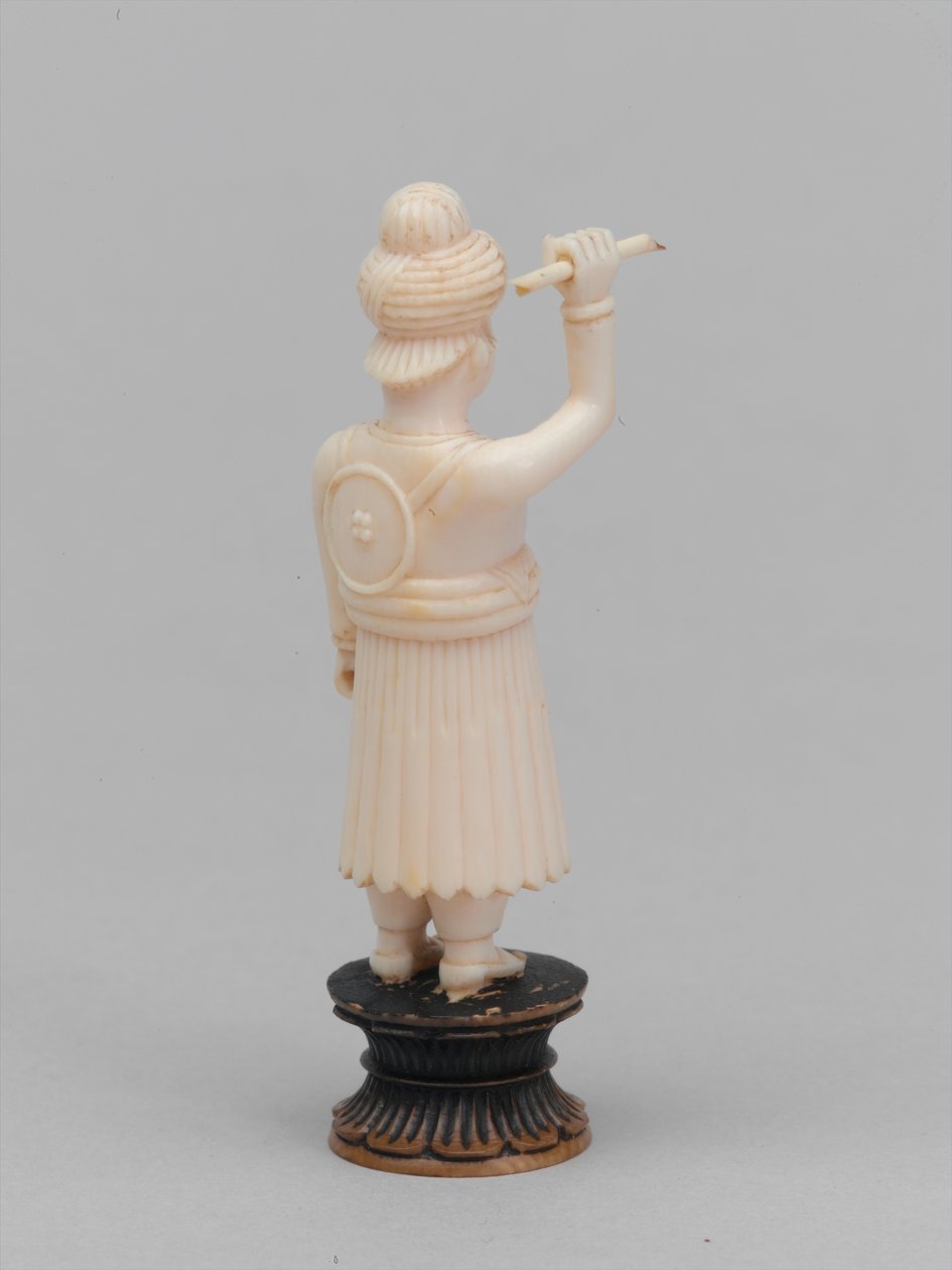 Pedone nero, pezzo degli scacchi, India da Pierre Eugene (after) Grandsire