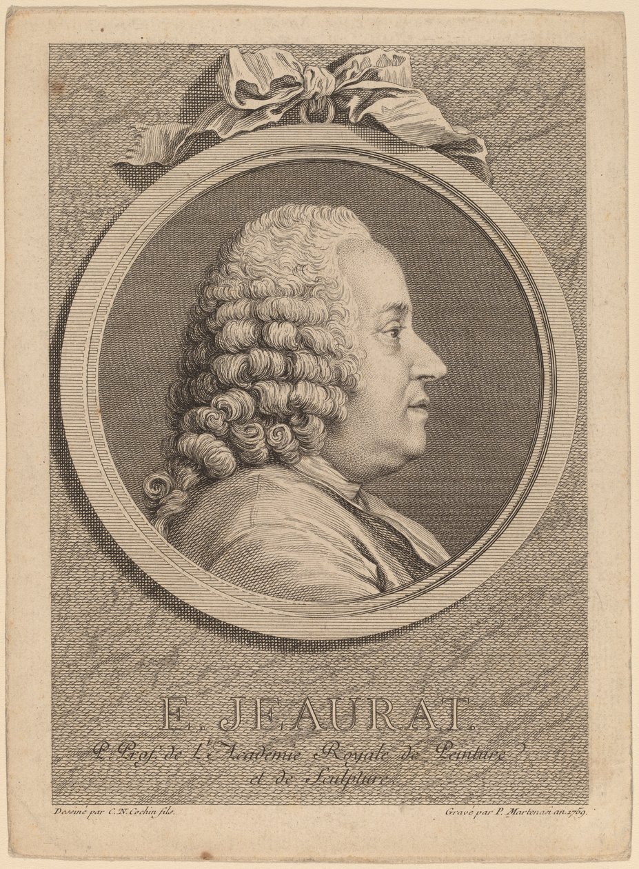 Edme-Sebastien Jeaurat da Pierre Francois Martenasie after Charles Nicolas Cochin II